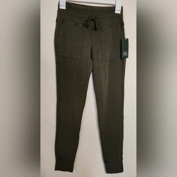 COZY Womens High-Rise Slim Fit French Terry Joggers Pants -Size XS - NWT - Picture 4 of 4